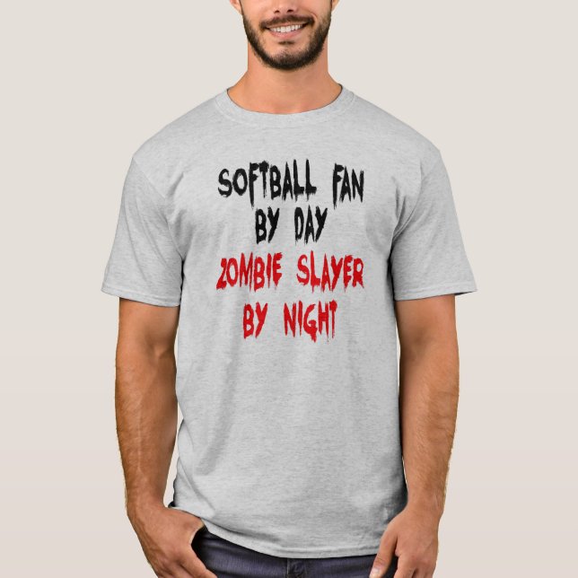 T-shirts Ventilador Softball Zombie Slayer (Frente)