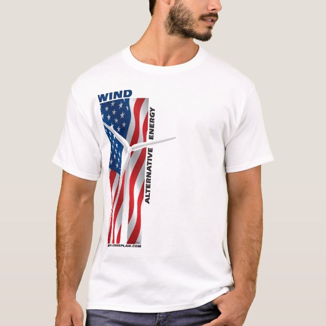 T-shirts Vento de AlternativeEnergy (Frente)