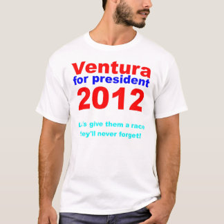T-shirts Ventura para o presidente 2012