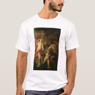 T-shirts Venus que pede Vulcan a armadura de Aeneas (óleo