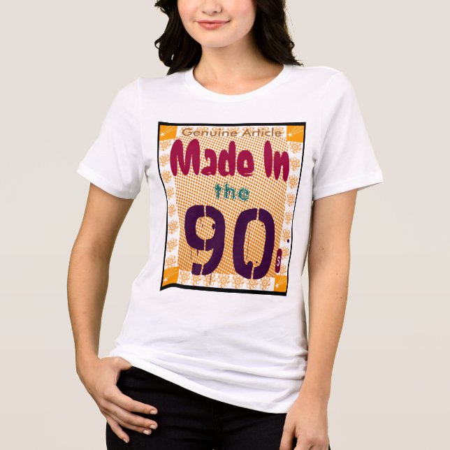 T-shirts Verdadeiro Artigo Feito Nos Anos 90 (Frente)