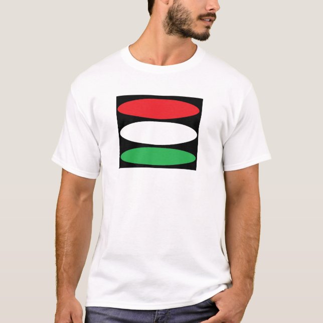 T-SHIRTS VERDE BRANCO VERMELHO (Frente)