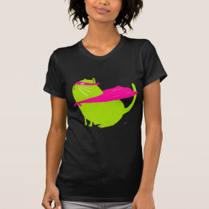 T-shirts Verde de Catman