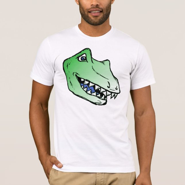 T-shirts Verde de Dinosorio (Frente)