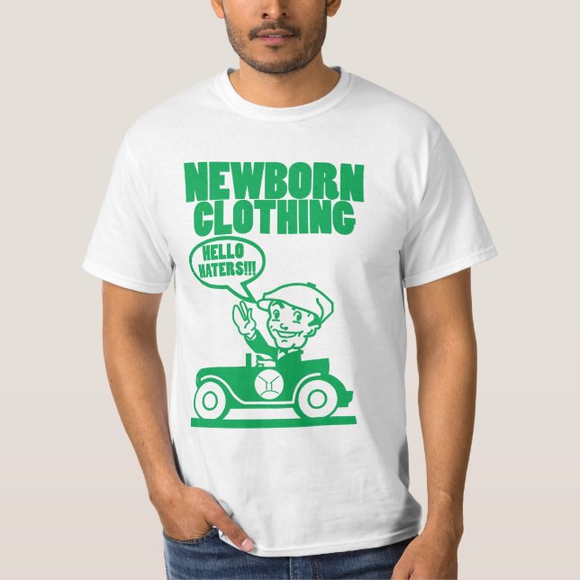 T-shirts verde newborn2 (Frente)