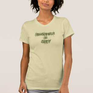 T-shirts Verde sem sorte N Luv
