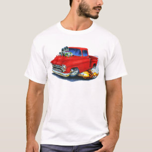 T-shirts Vermelho 1957 do recolhimento de Chevy