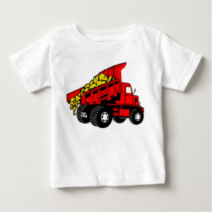 T-shirts Vermelho-caminhão garotos