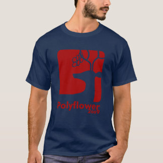 T-shirts Vermelho da cerveja dos cervos - Polyflower 2009