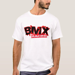 T-SHIRTS VERMELHO DE COMPETÊNCIA DE BMX