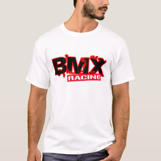 T-SHIRTS VERMELHO DE COMPETÊNCIA DE BMX