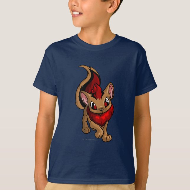 T-shirts Vermelho de Xweetok (Frente)