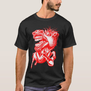 T-shirts Vermelho do cavalo do rodeio