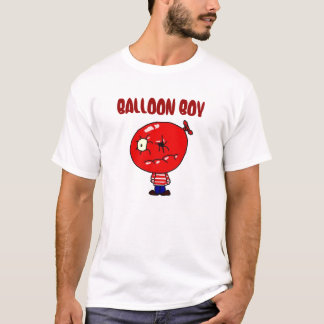 T-shirts Vermelho do menino do balão