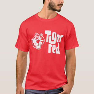 T-shirts Vermelho do tigre