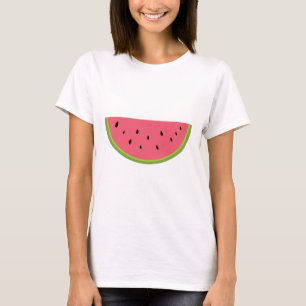 T-shirts Vermelho doce da saúde da fruta da melancia da