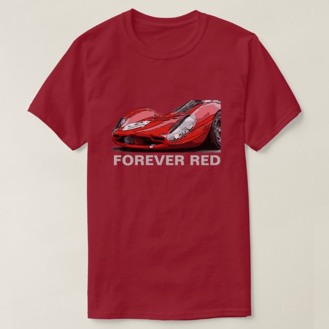 T-SHIRTS VERMELHO PARA SEMPRE (Frente do Design)