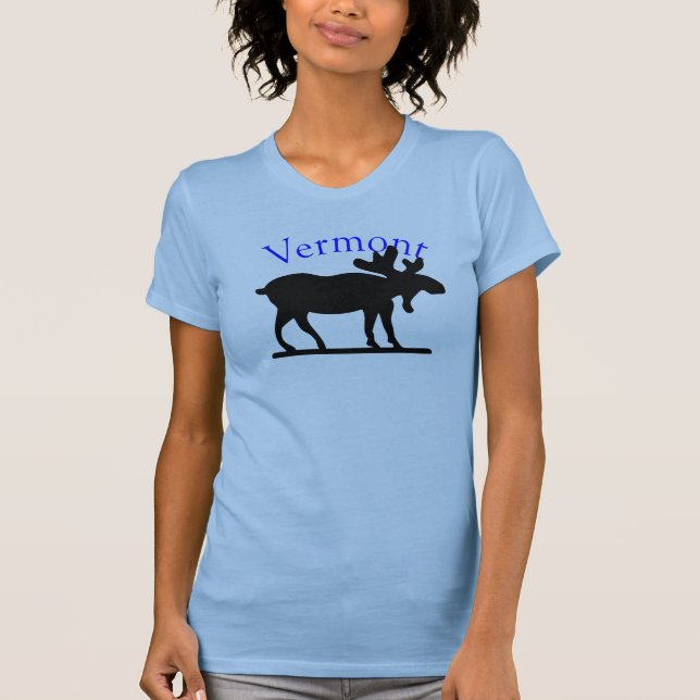 T-shirts Vermont Moose (Frente)