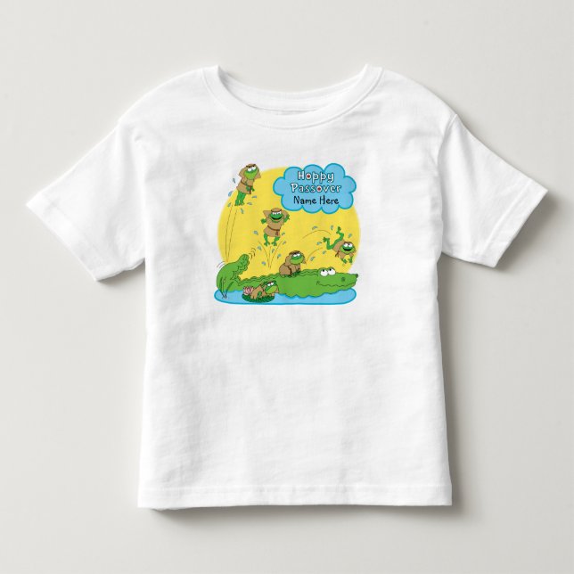 T-shirts Vestido com Babado Alegre Páscoa (Frente)