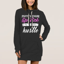 T-shirts Vestido do Hoodie do batom