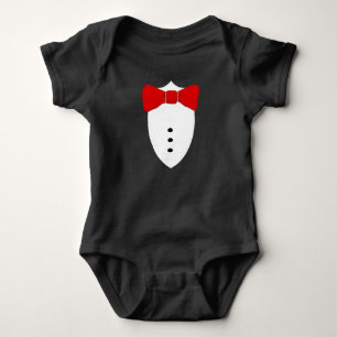 T-shirts Vestido Formal Para Cima Vermelho