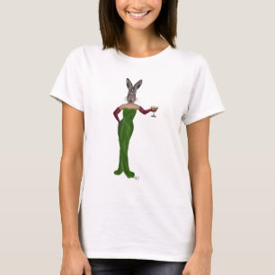 T-shirts Vestido Verde do Coelho
