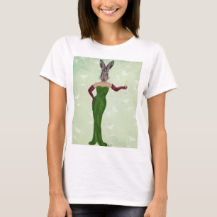 T-shirts Vestido Verde do Coelho 2