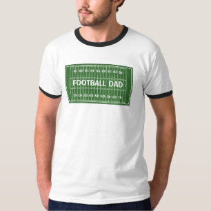 T-shirts Vestuário de Design de Pai de futebol