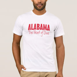 T-shirts Vestuário de texto personalizado ALABAMA