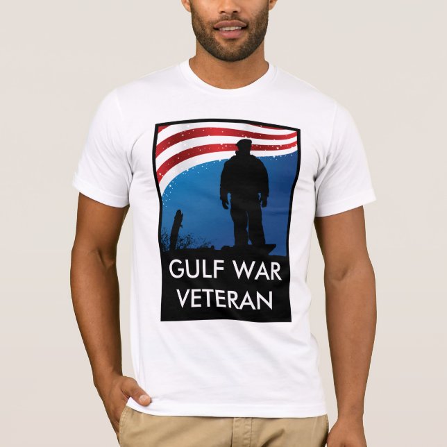 T-shirts Veterano de Guerra do Golfo (Frente)