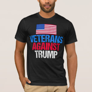 T-shirts Veteranos contra o trunfo