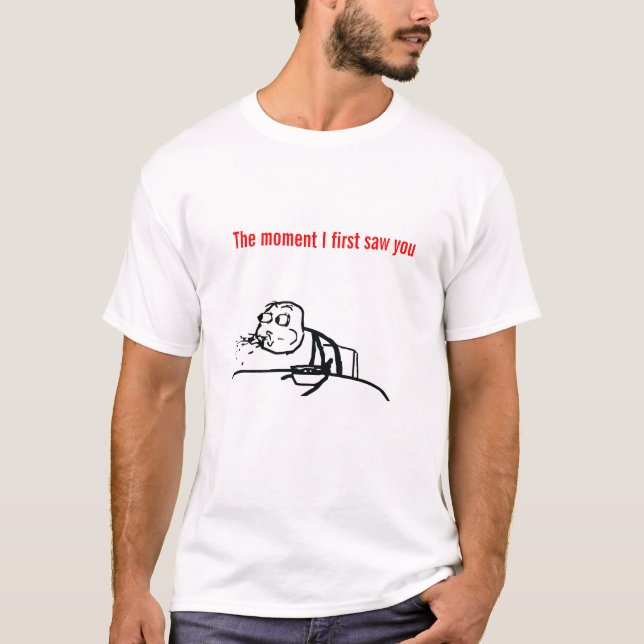 T-shirts Vez vi meme como ti primeiro (Frente)