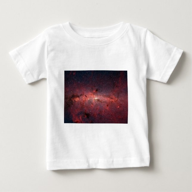 T-shirts Via Látea Centro Galáctico, Estrelas, Nuvens, Clus (Frente)