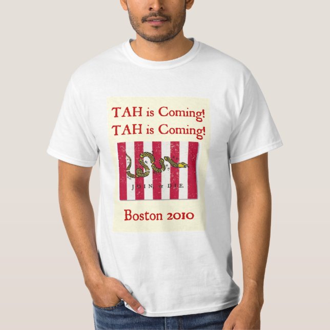 T-shirts VIAGEM 2010 de Boston TAH (Frente)