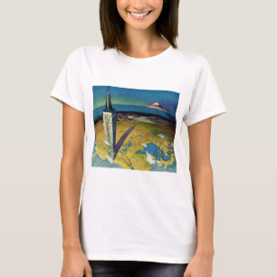 T-shirts Viagem Antiga Nova York Empire State Building