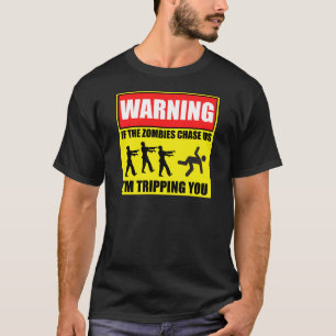 T-shirts Viagem do zombi que adverte Sign.png