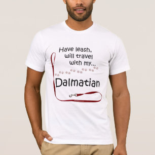 T-shirts Viagem Leash da Dalmácia