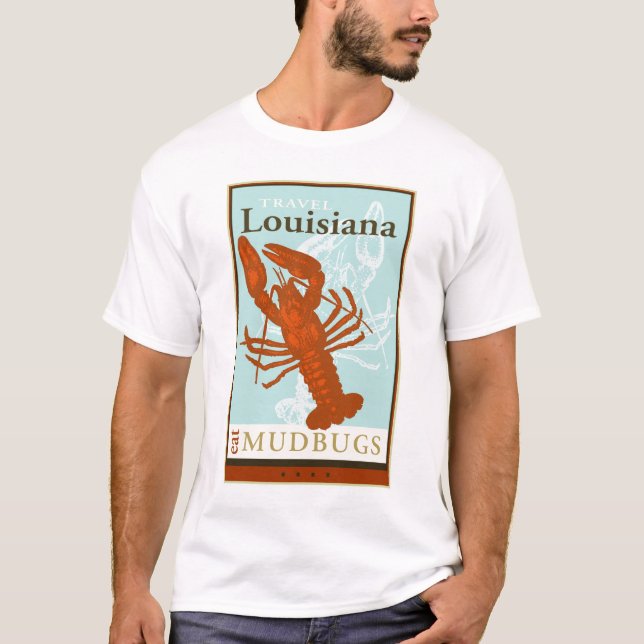 T-shirts Viagem Louisiana (Frente)