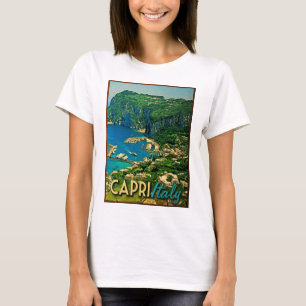 T-shirts Viagens vintage Capris Itália