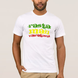 T-shirts Vibrações do homem de Rasta