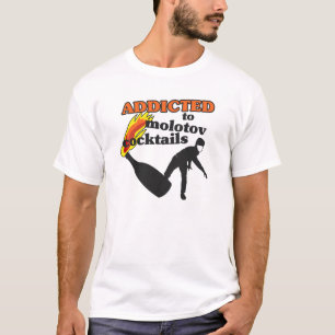 T-shirts Viciado aos coquetéis molotov
