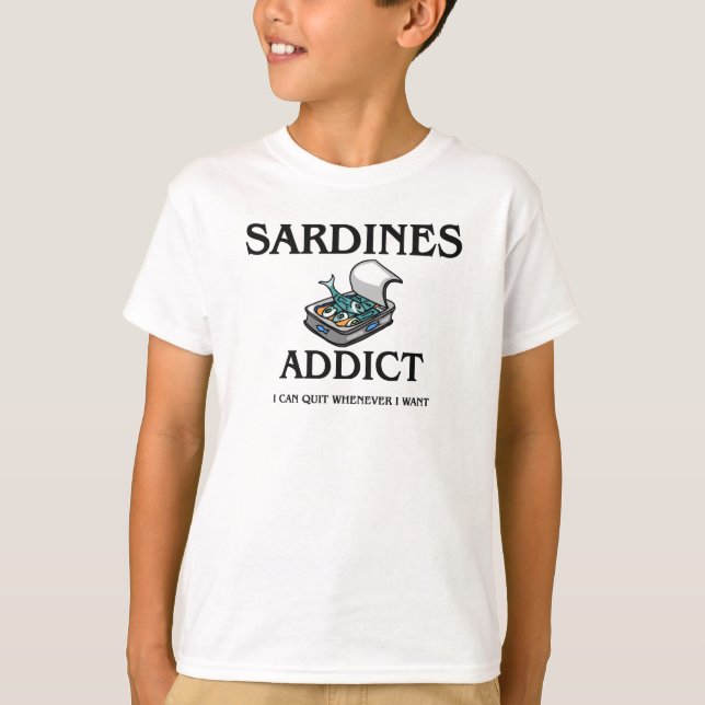 T-shirts Viciado das sardinhas (Frente)