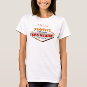 T-shirts Viciado em Las Vegas, sinal engraçado de Nevada