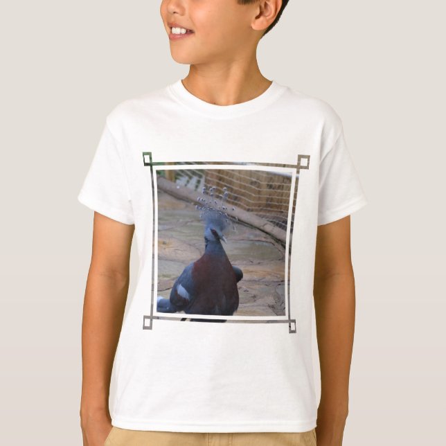 T-shirts Victoria coroou o pombo (Frente)