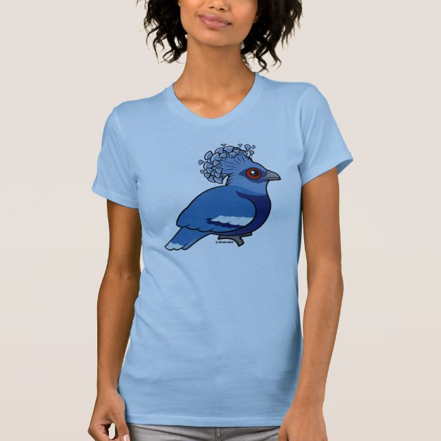 T-shirts Victoria coroou o pombo (Frente)