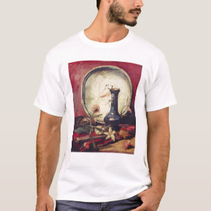 T-shirts Vida de Vincent van Gogh ainda com flores,