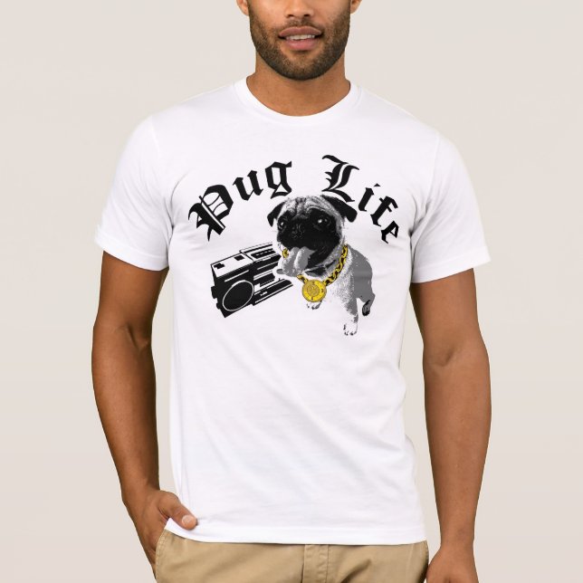 T-shirts Vida do Pug (Frente)