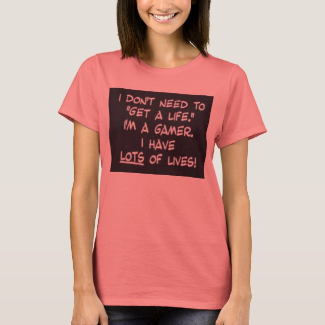 T-shirts Vida dos jogadores (Frente)
