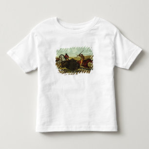 T-shirts Vida na pradaria - a caça do búfalo, 1862