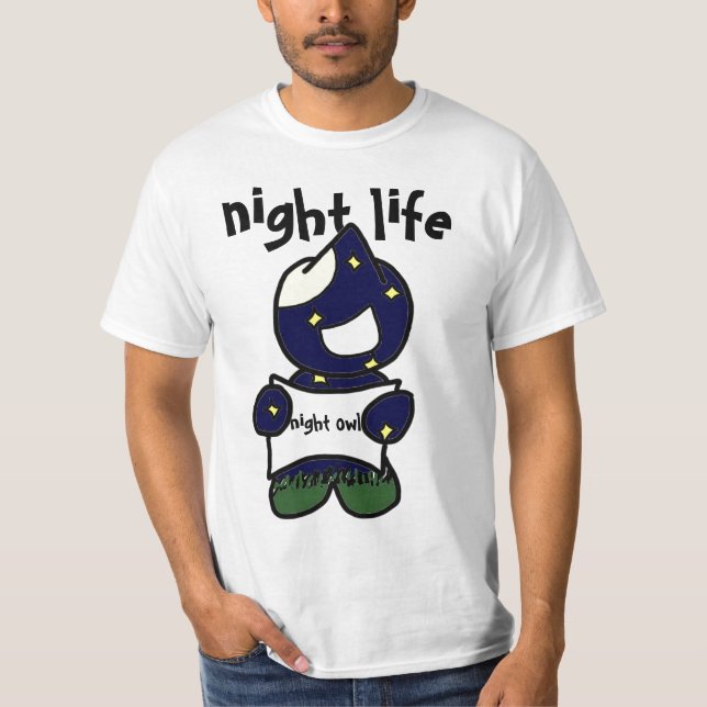 T-shirts vida nocturna (Frente)
